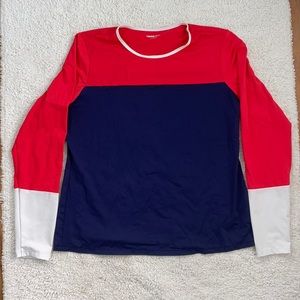 Women’s Lands End rash guard swim top